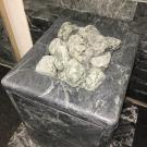 Серпентинит обалованный в печке.